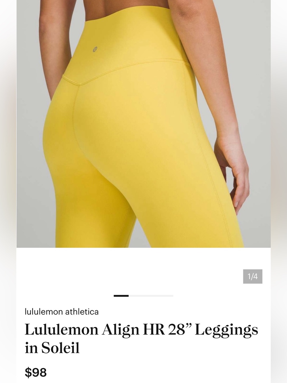 lululemon athletica align in soleil
